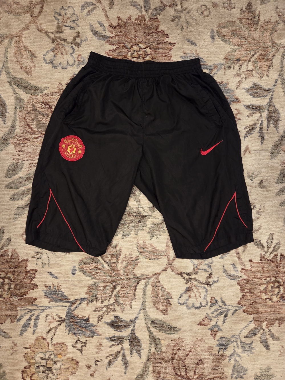 Nike Black Manchester United Athletic Shorts